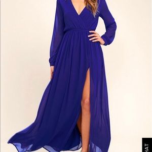 Dark blue Lulus dress